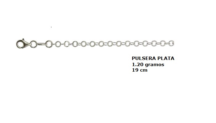 PL 627 Pulsera Plata