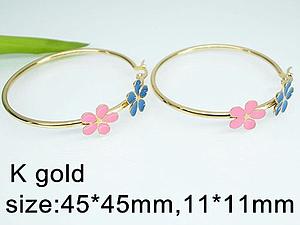 21163 Aro Flor Rosa