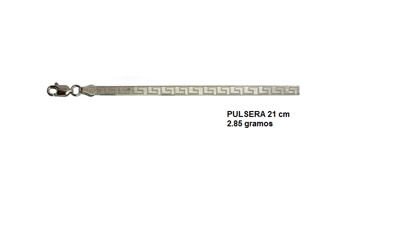 PL 615 Pulsera Plata
